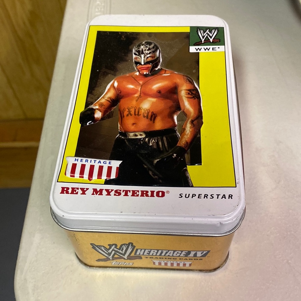 WWE Rey Mysterio Collectible Tin Container